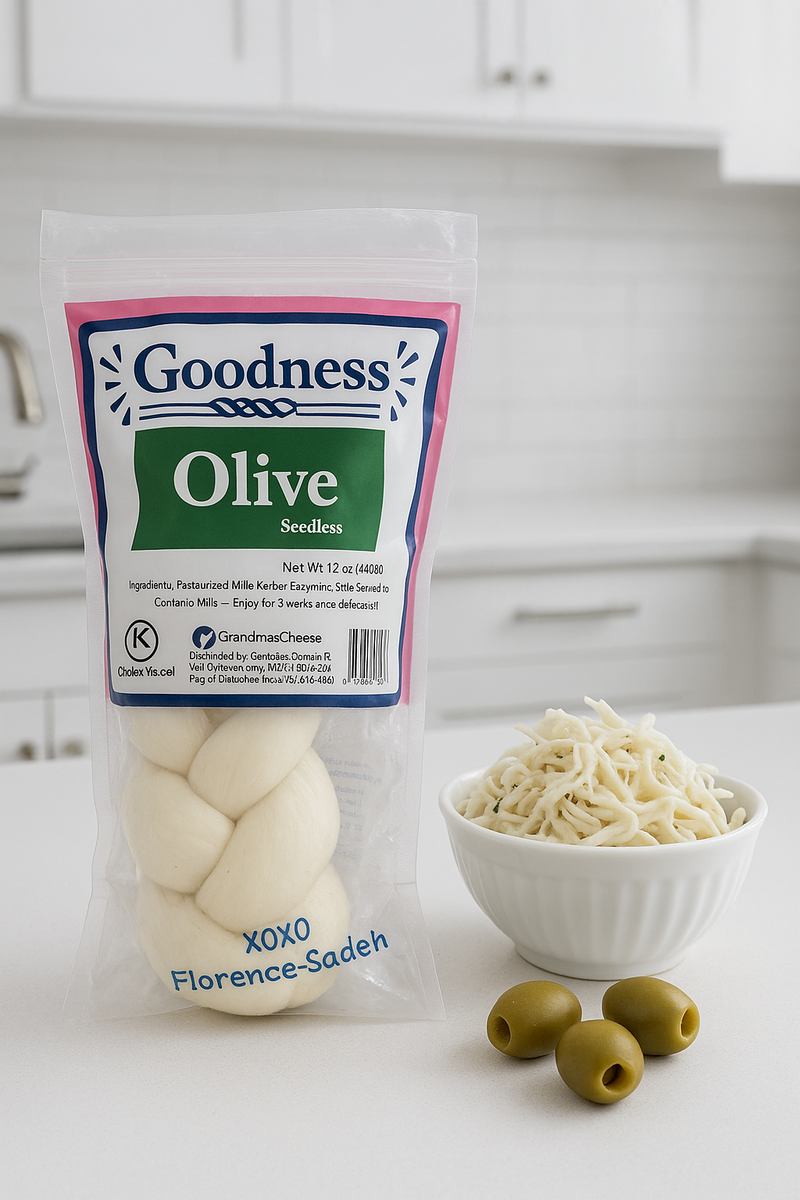 CHEESE TARPA (M) カーキ Kosher Chalav Yisrael Handmade Olive String Cheese – Grandma's Cheese