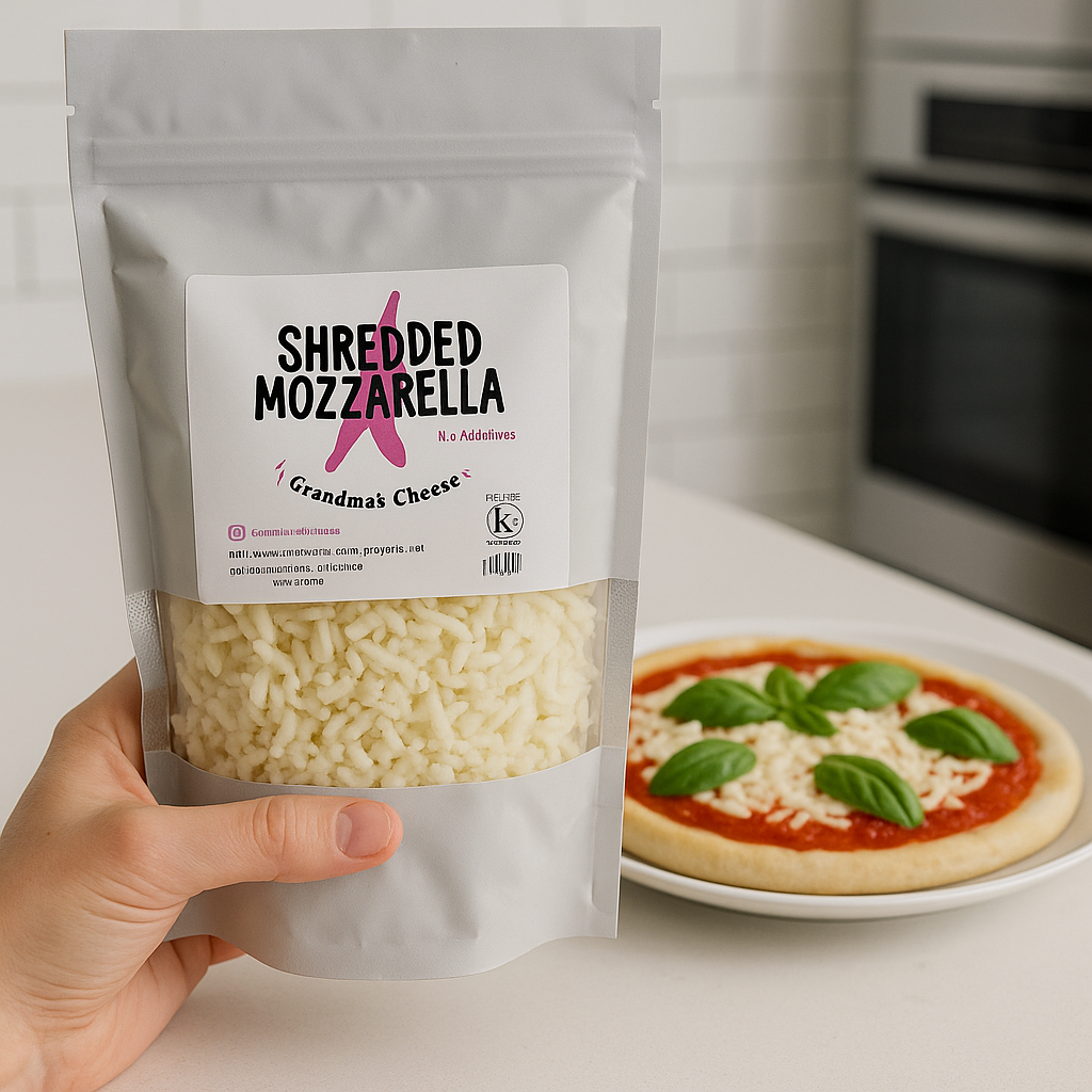 Fresh Mozzarella Shredded (no additives)