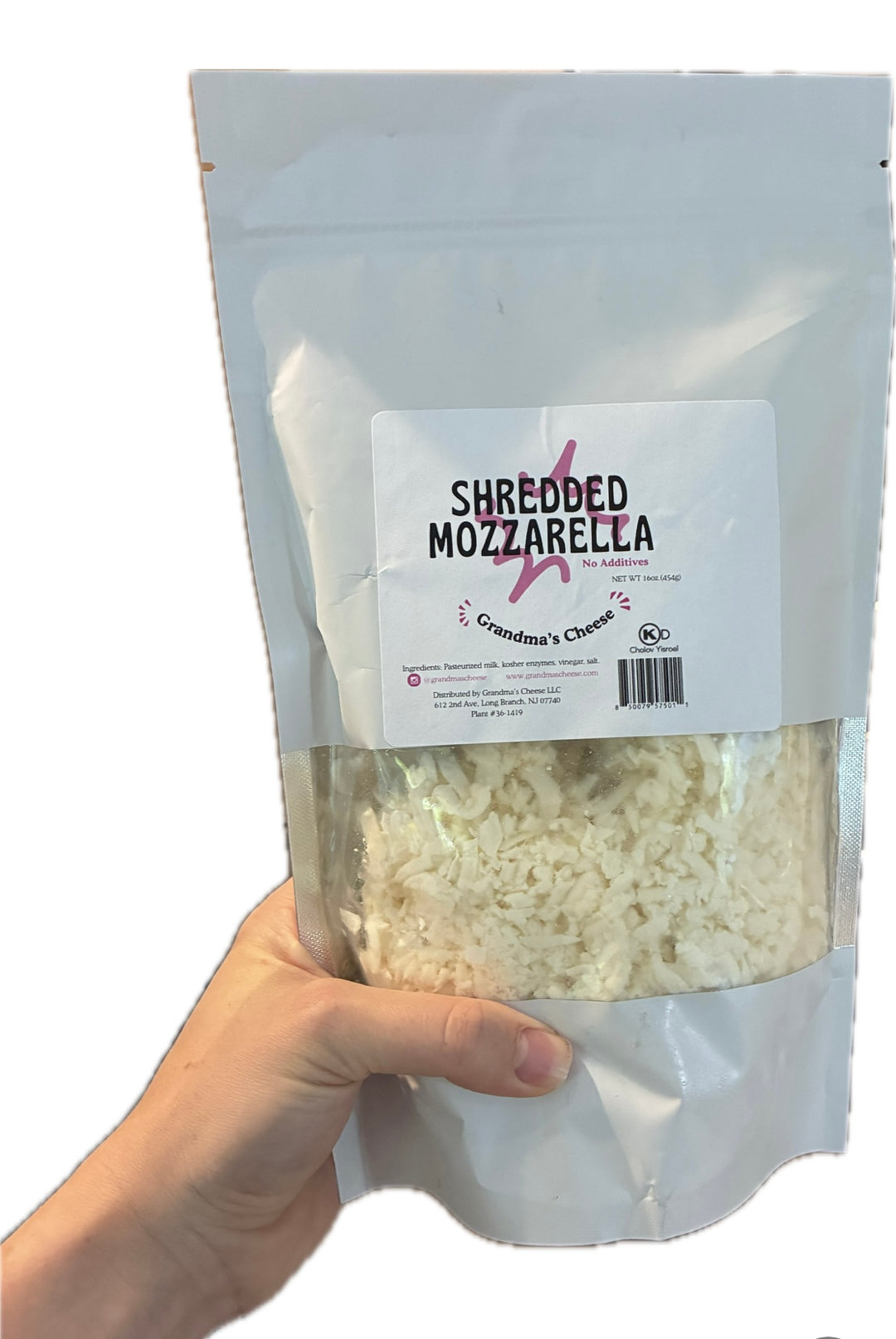 Fresh Mozzarella Shredded (no additives)