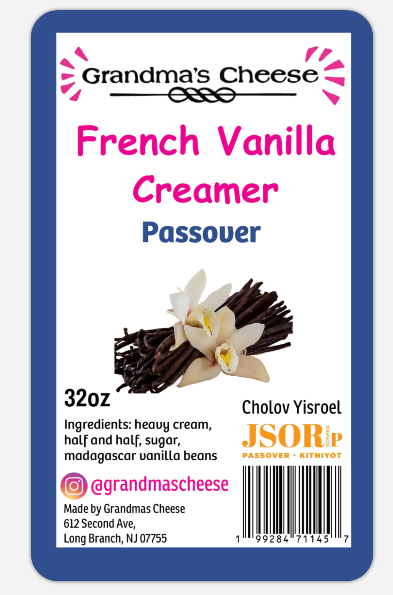 French Vanilla Creamer PASSOVER