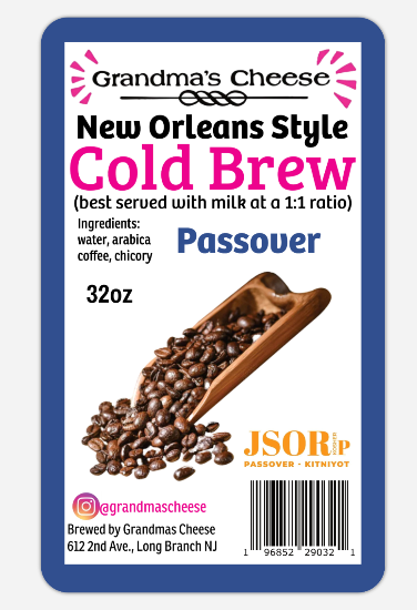 New Orleans Cold Brew PASSOVER